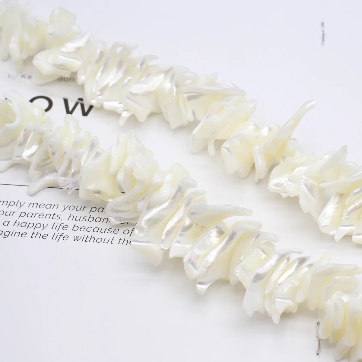 

20-24mmBig White Shell Irregular Natural Freshwater Bead Exquisite Women Jewelry Making DIY Necklace Bracelet Earrings Accessory