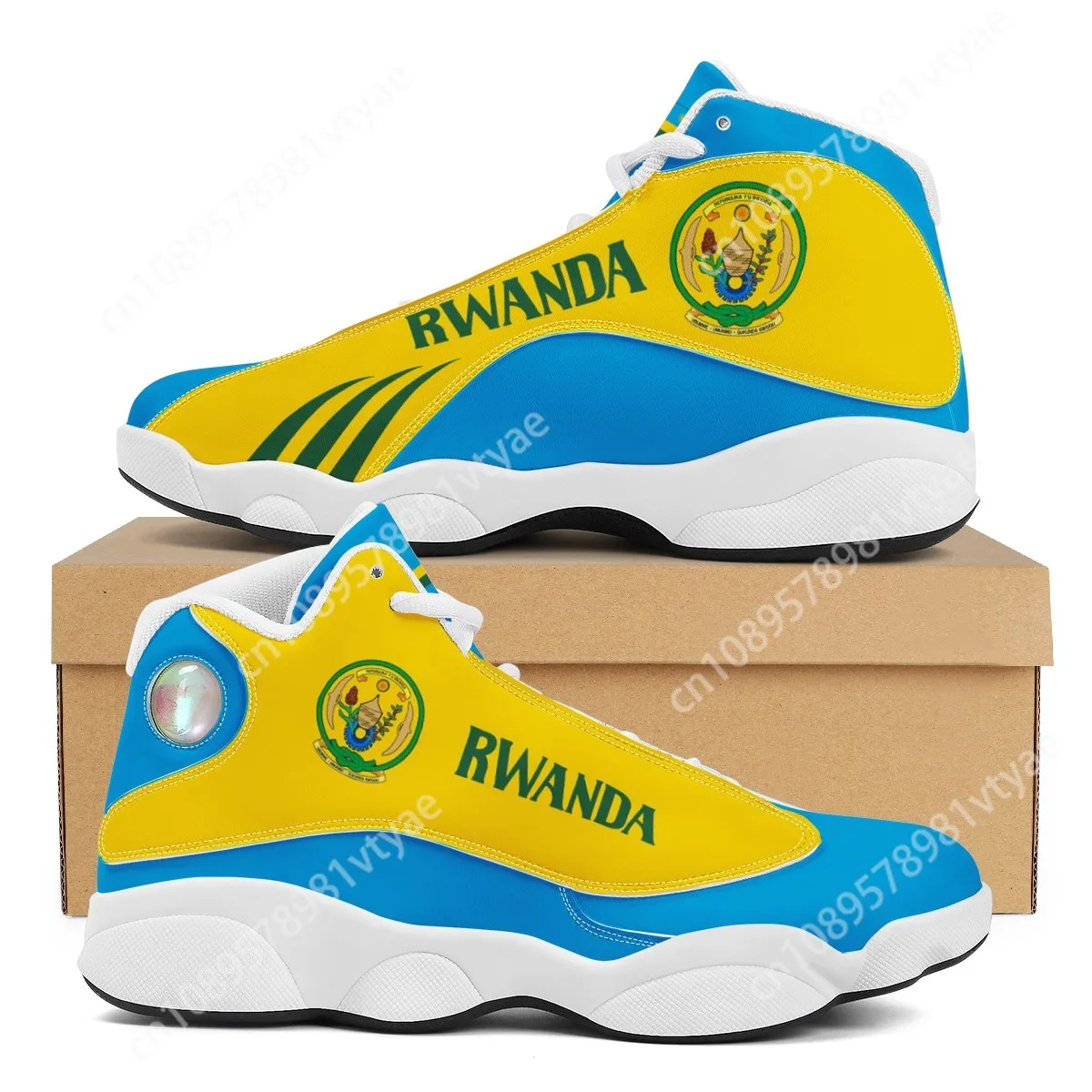 

Rwanda Flag Designer Print Teens Sneakers Casual Cozy Durable Running Shoes Outdoor Footwear Men's Boys Basketball Sports Shoes