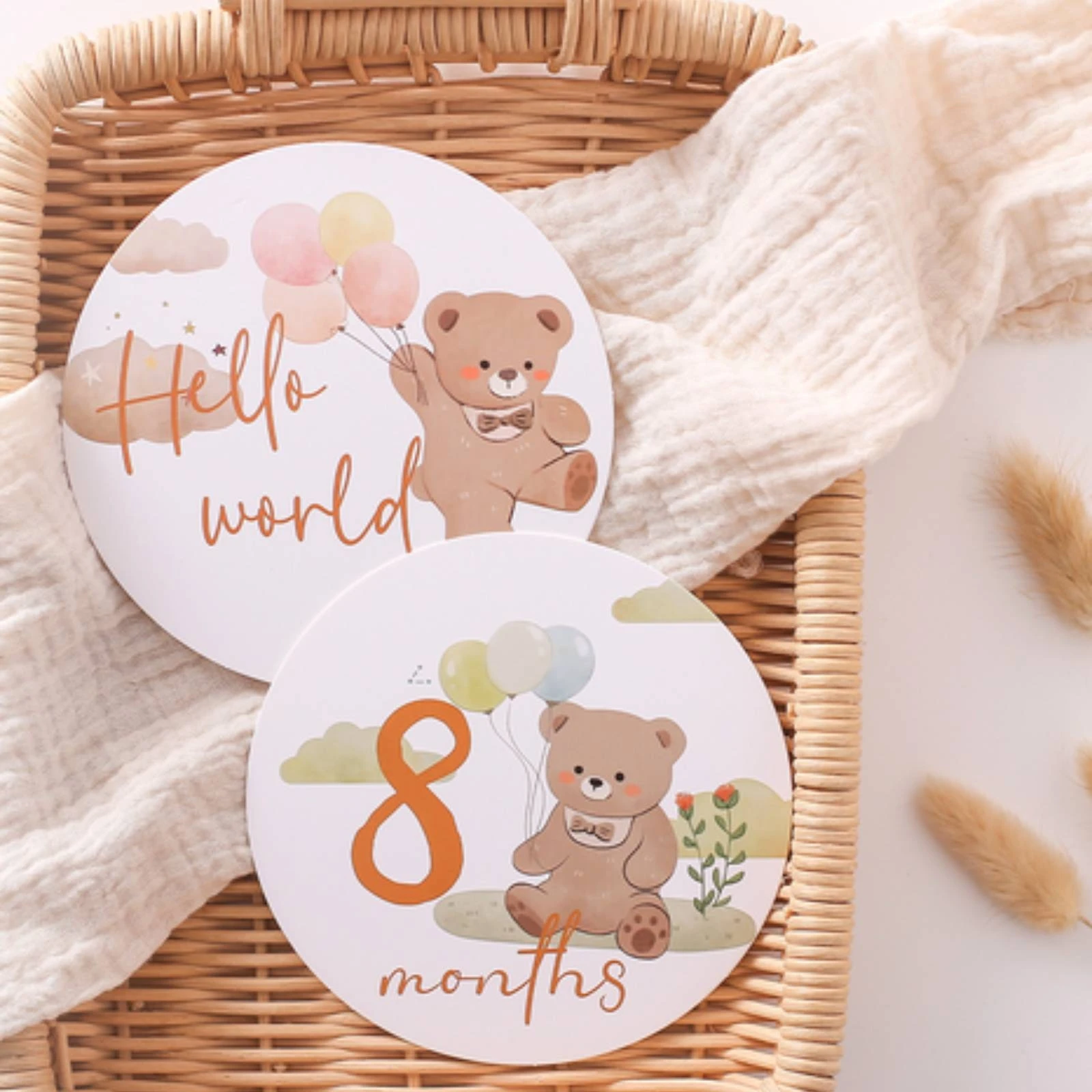 14 Pieces Baby Milestone Cards - đánh giá và giá Milestone Card Set