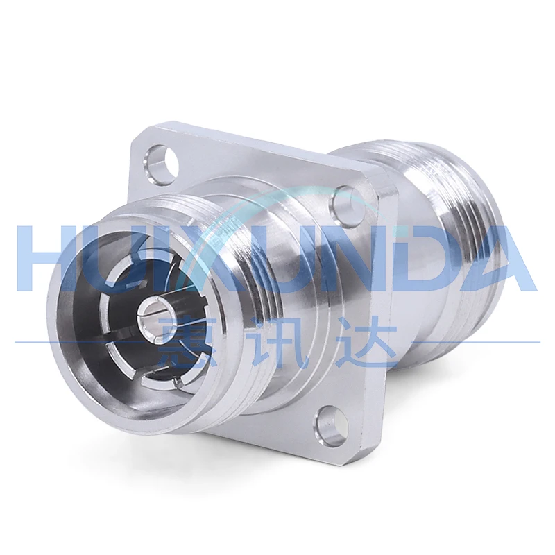 4.3-10-KKF 4310 Female Head to Female Head Four-Hole Flange Fixed Mini-DIN Connector for Electronic Components