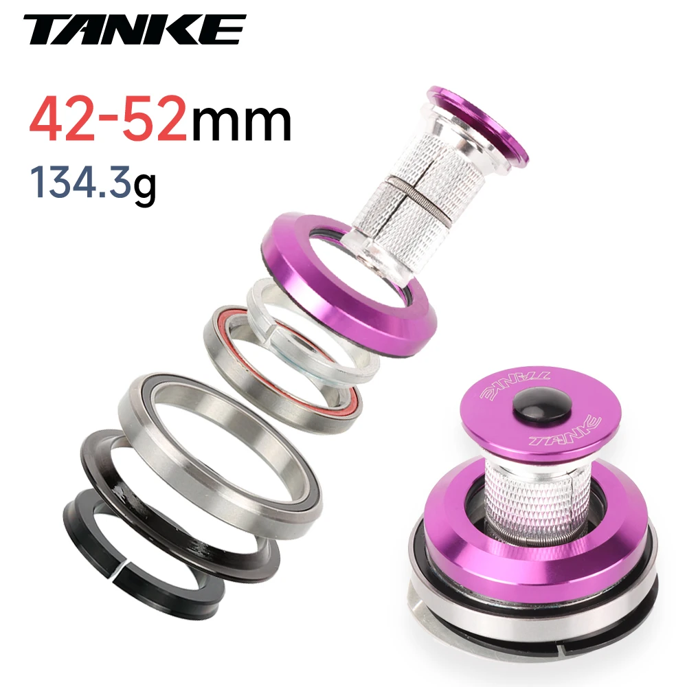 TANKE-MTB Mountain Bike Bowl Group, Aluminum Alloy Headset,Tapered Straight Fork Bearing,44-52mm,55mm,56mm,11/8 ",11/2",28.6mm image 3