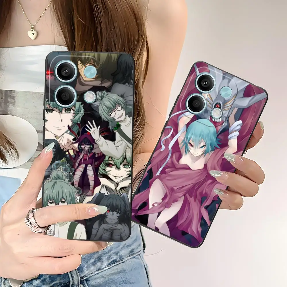 

Чехол для телефона Tokyo Ghoul Eto Yoshimura для POCO F6 F5 F4 F3 F2 Pro GT C40, защитный чехол с цветным принтом, роскошный чехол для мобильных телефонов