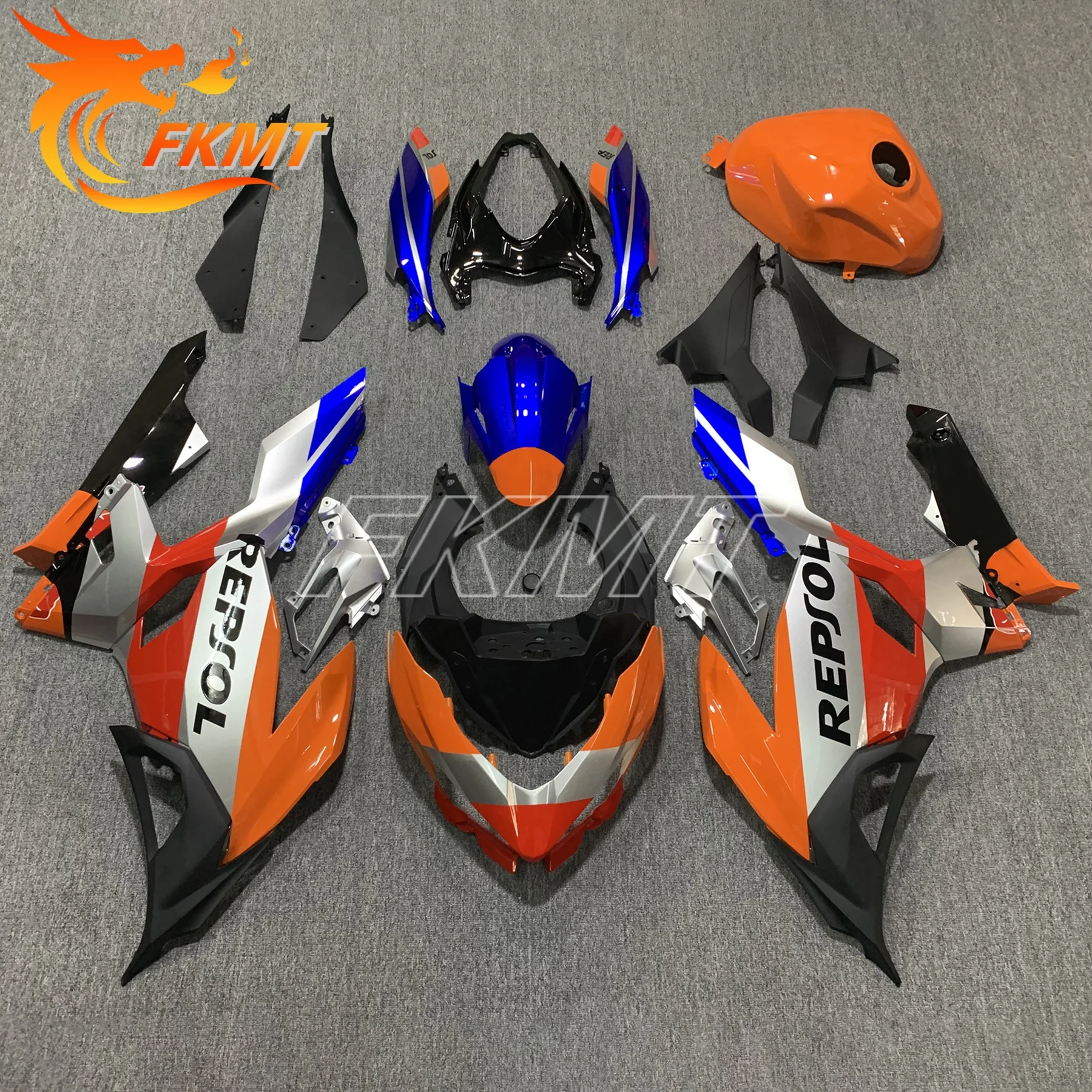 Motorcycle Full Body Kits Fairing For KAWASAKI Ninja400 / Ninja 400 / EX 400 2018 2019 2020 2021 2022 2023 ABS Injection