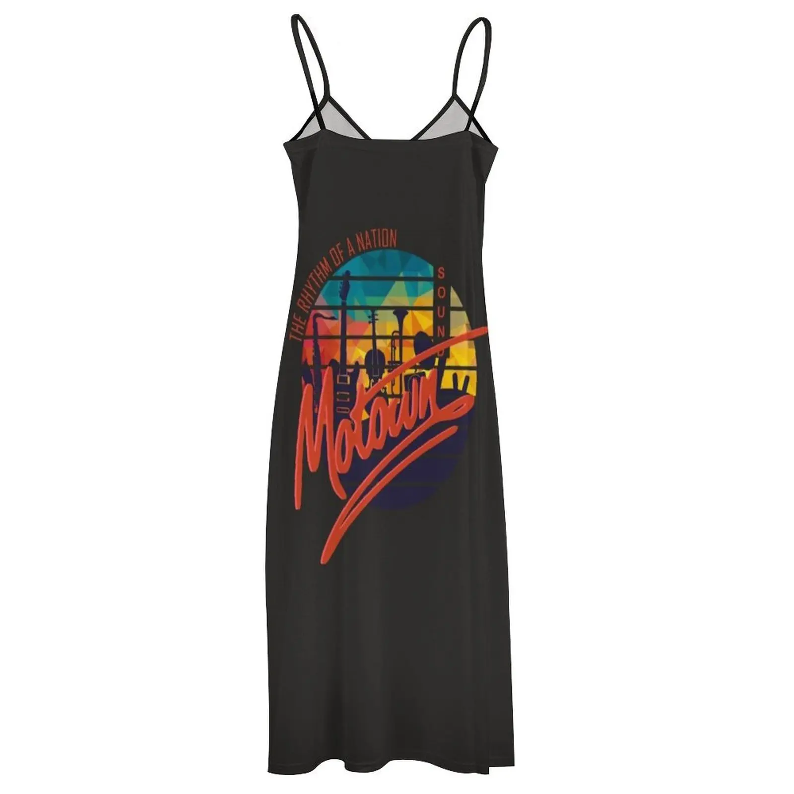 Motown clássico camiseta sem mangas vestido longo vestido roupas de verão vestido para mulher 2025