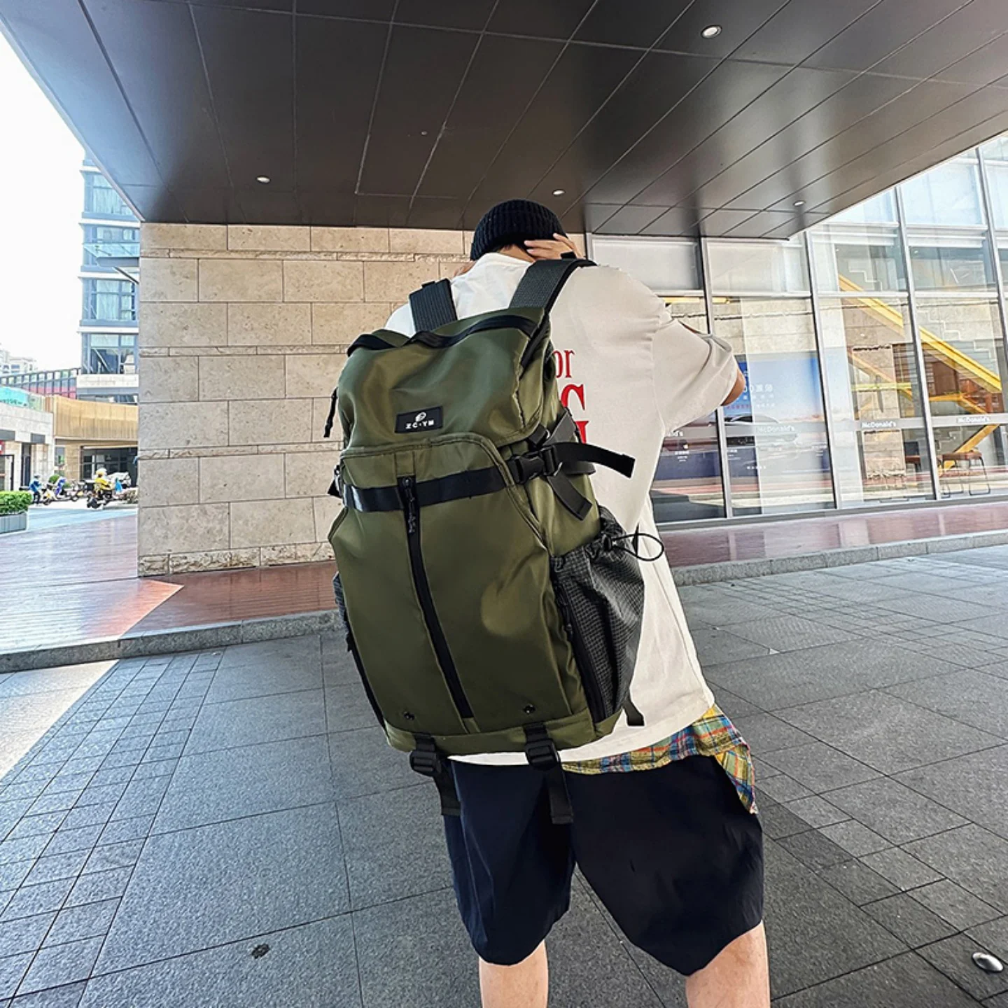 

Cool Men's Large Capaci ort Trip Travel Bapa Outdoor Climbing Bag Commuting Women's College Student Bookbag