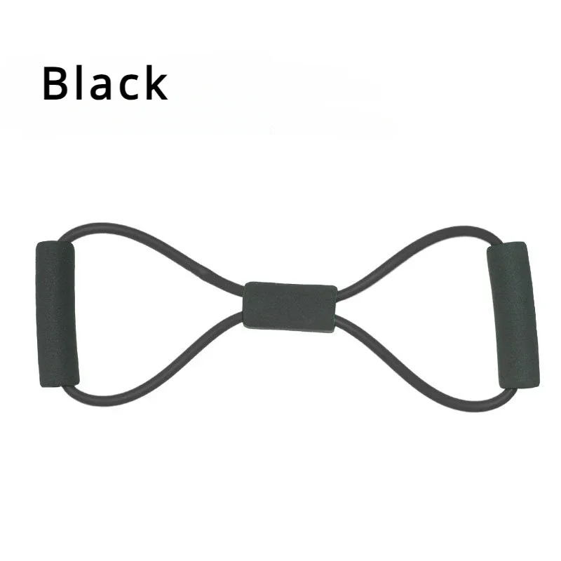 8 forma Yoga Pull Up Band fascia elastica corda lattice gomma braccio resistenza esercizio Fitness espansore toracico Pilates Yoga Home Gym