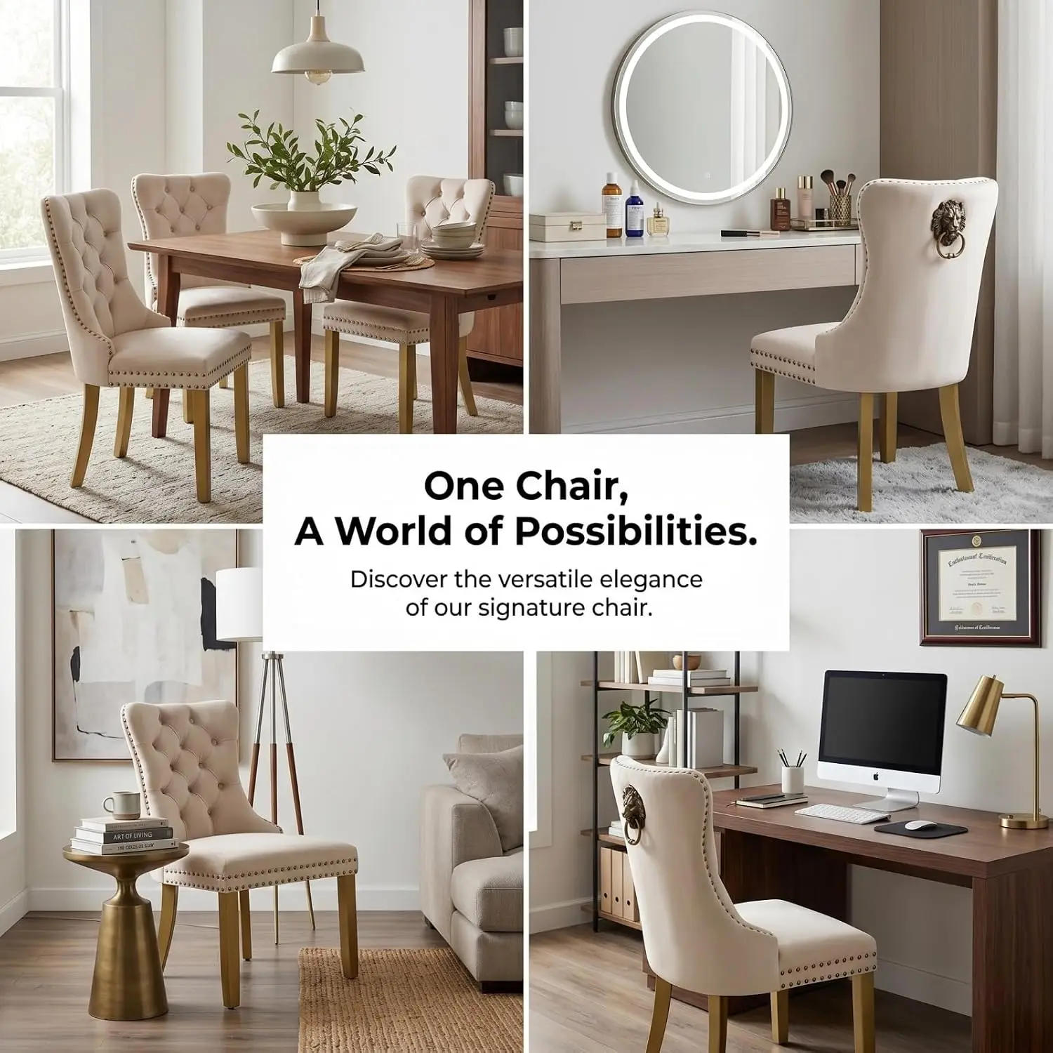 Thumbnail 4 - #28 Low Price Upholstered Dining Chairs Deals