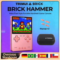 TRIMUI BRICK HAMMER Handheld Gaming Device 3.2 IPS Screen Linux OS CNC Alloy Shell Retro Emulator Allwinner A133P Free Keycaps