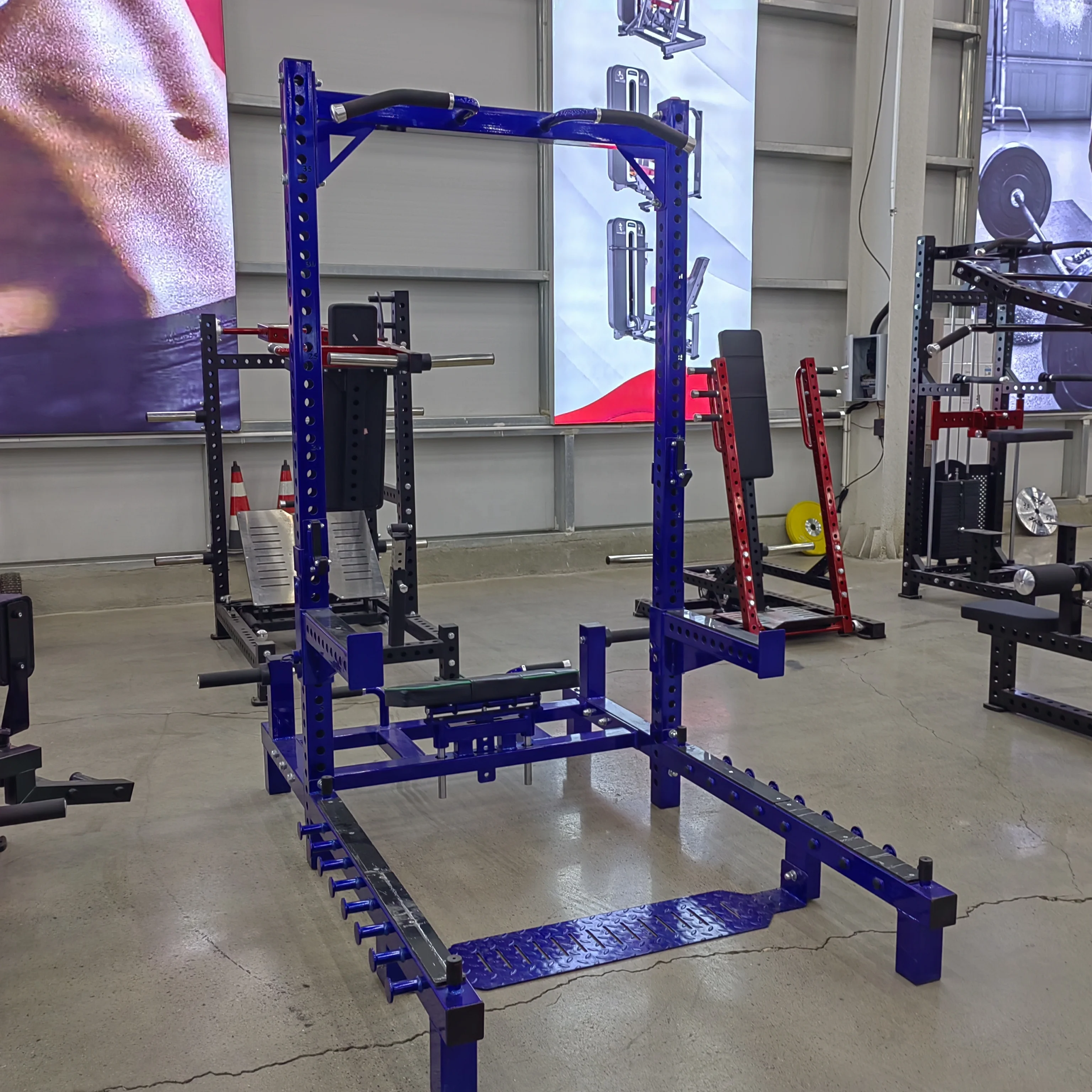 &c Commercial Standing Hip Thrust Machine Hip Trust&Squat Plate Loaded Strength Training Equipment for Gym