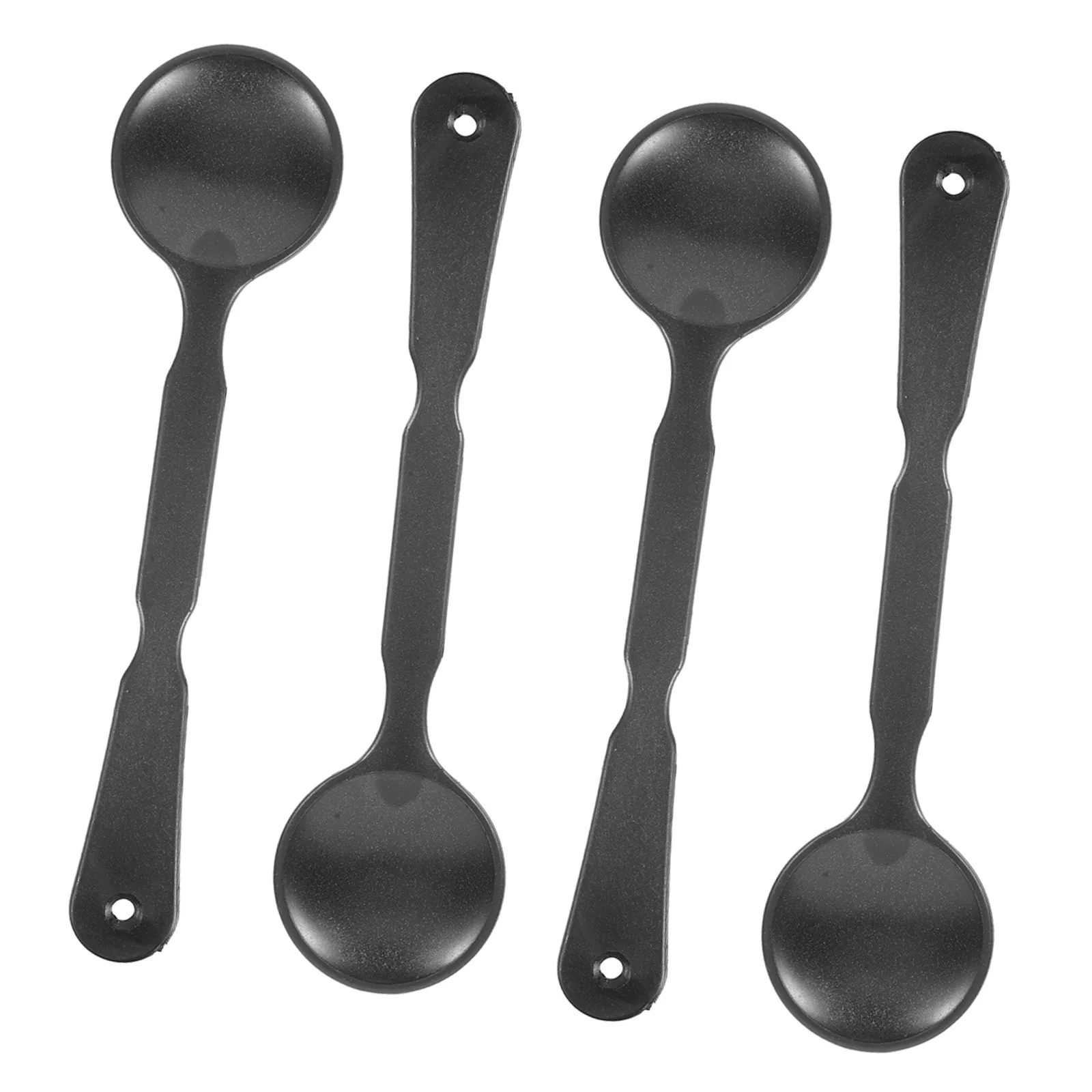 4 Pcs Plastic Blind Spoon Eye Exam Occluder Tool single-eye Coverage Handheld Eye Exam Instruments  For Vision Test Eyesight