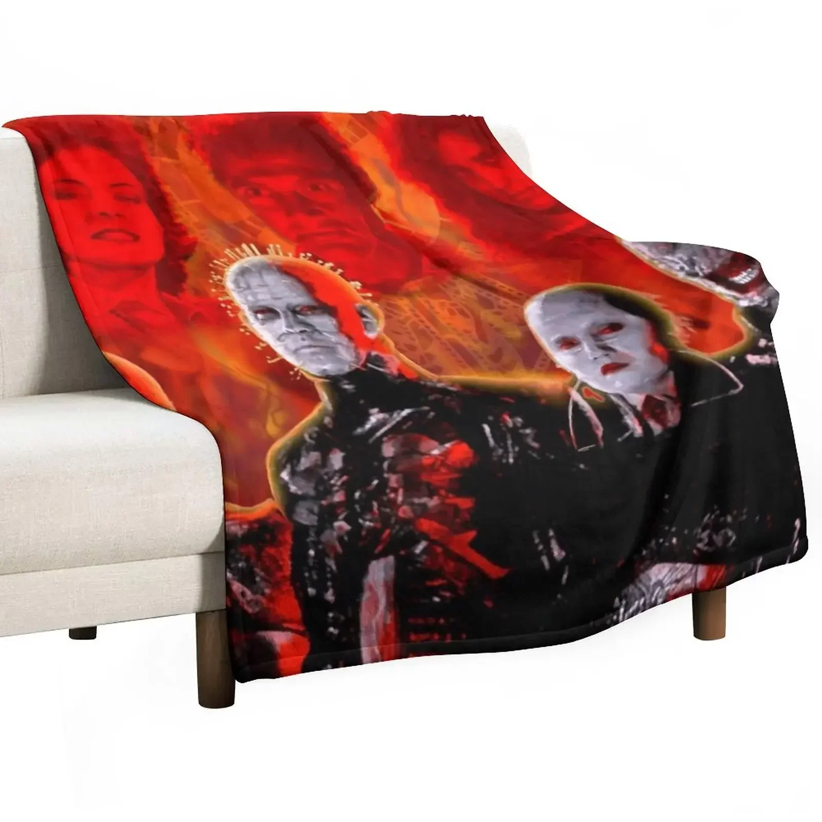 Hellraiser Cenobites Throw Blanket Luxury Throw Plaid Blankets