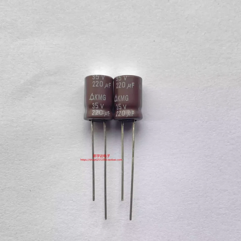 10-100PCS 35V220UF 8X11.5 Korean Sanying KMG standard 2200UF35V original electrolytic capacitor