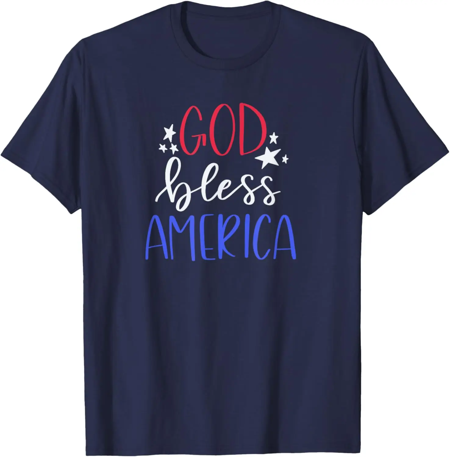 God Bless America Patriotic T-Shirt 100% Cotton O-Neck Short Sleeve Summer Casual Mens T-shirt Streetwear