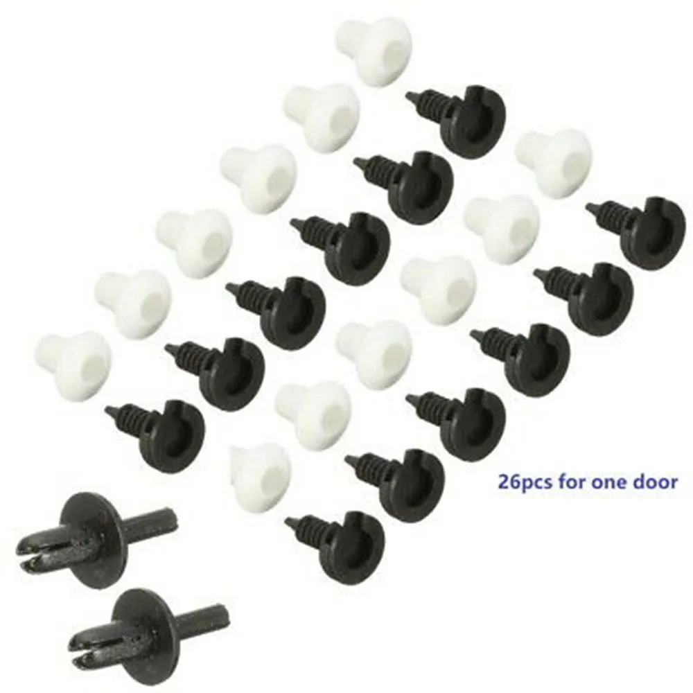 For Defender Door Card Fastening Clips - 5For 2 Piece Replacement Pack Supporting Standard Two-Door Configuration