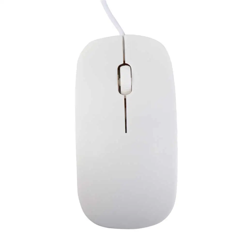 Notebook For Pc 3d Roller Gaming Mouse Black White Ultra Thin Usb Wired Mouse Wired Mouse Optical Mouse Computer Mouse