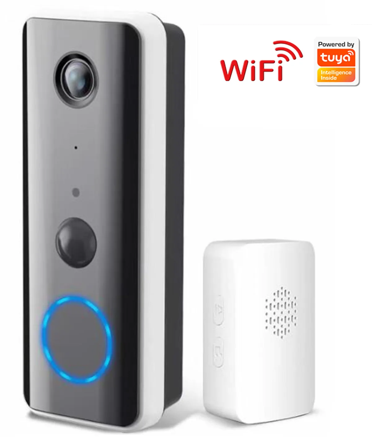 3MP 1296P Tuya APP Low Comsunption WIFI IP Doorbell Intercom Long Time Standby Visual Door Viewer With Chime Video Door Phone