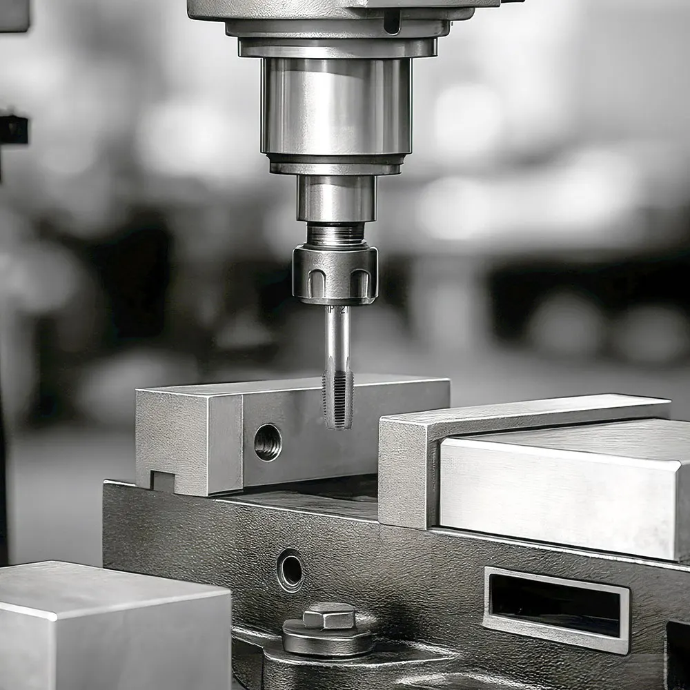 6-teiliges NPT-Rohrgewindebohrer-Set, präzises Gewinde-Sanitärgewindebohrer-Set aus Kohlenstoffstahl für saubere, genaue Gewinde