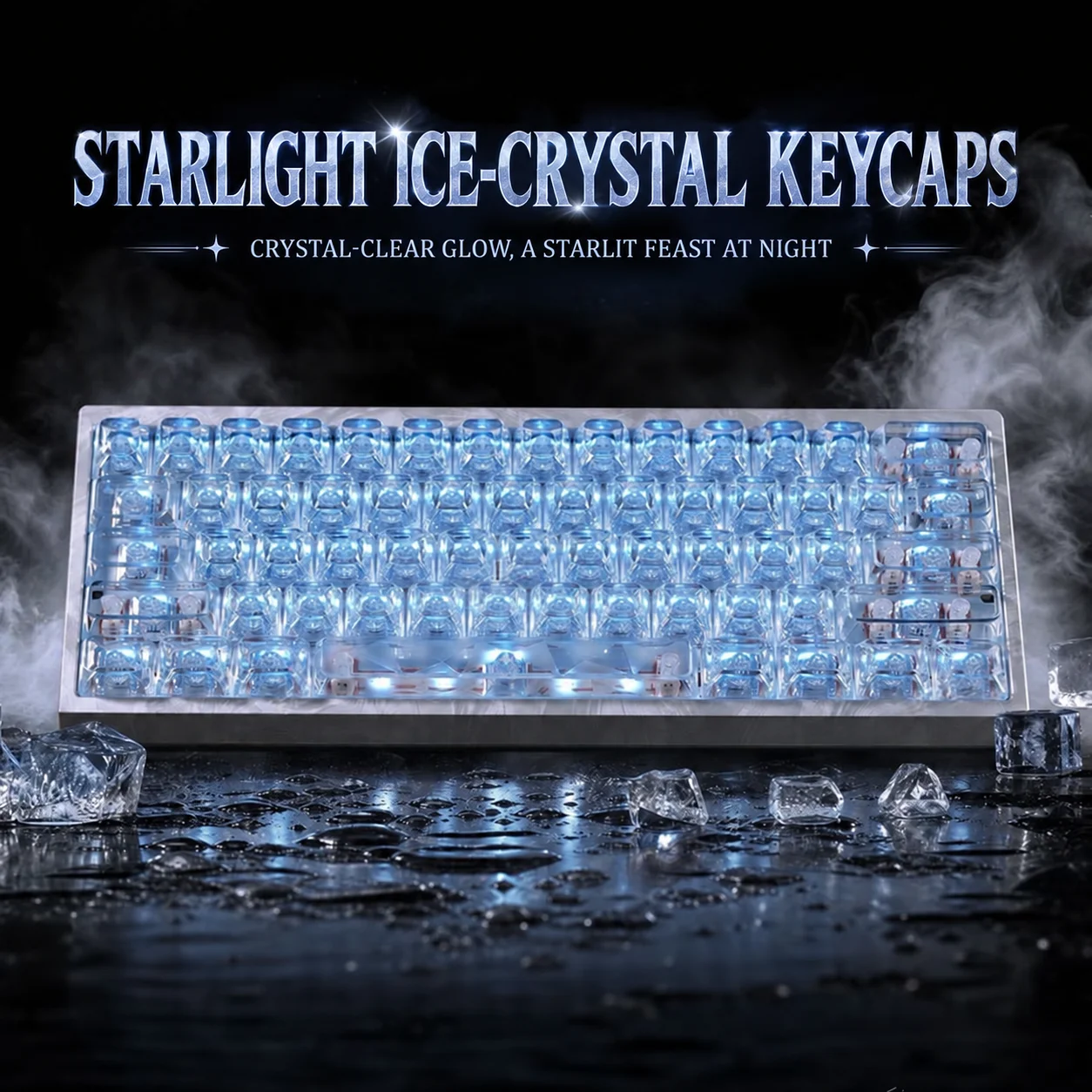 2027 New Diamond Keycaps, ASA Height, PC Material, Compatible with MX Mechanical Keyboards and Magnetic-Switch Keyboards