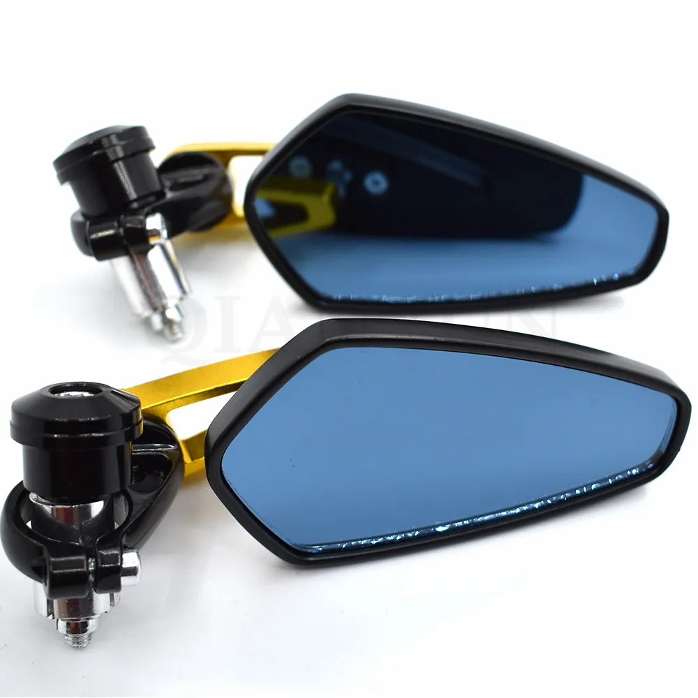 universal Motorcycle Bar End rearview Mirrors 22mm 7/8\