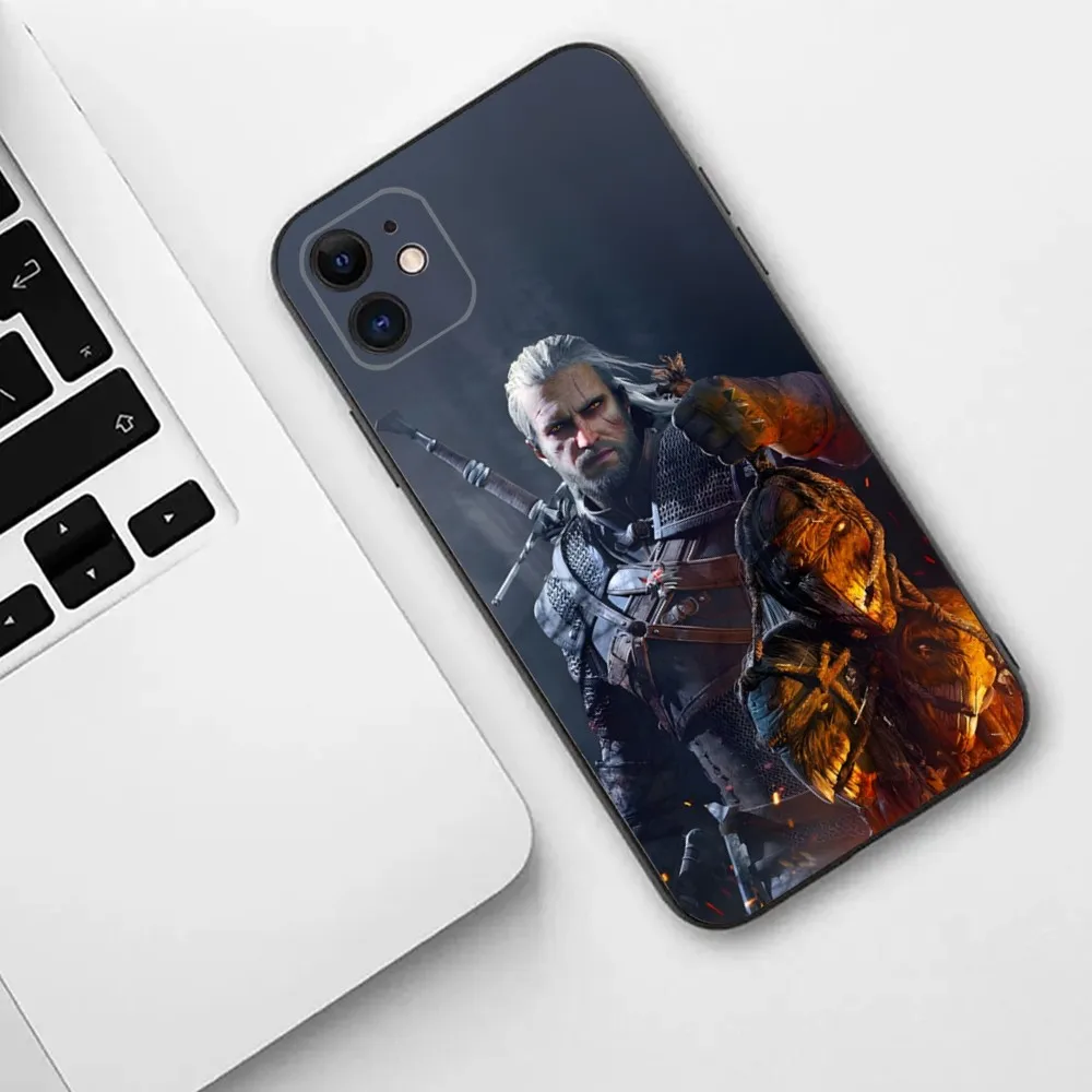 Game W-WitcherS 3  Phone Case For iPhone 15,14,13,12,11,Plus,Pro Max,XS,X,XR,SE,Mini,8,7 Soft Silicone Cover