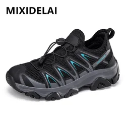 Men Casual Sneakers Summer Breathable Casual Shoes Lightweight Outdoor Men's Mesh Walking Shoes Couple's Fashion Hiking Shoes
