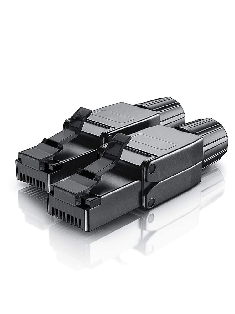 Złącza ZoeRax Cat8 Cat7 Cat6a RJ45 Bez Użycia Narzędzi Przemysłowe Złącza Ethernet Łatwe w Montażu Ekranowane Modułowe Wtyki RJ45 - 1 SZT. — zdjęcie 2