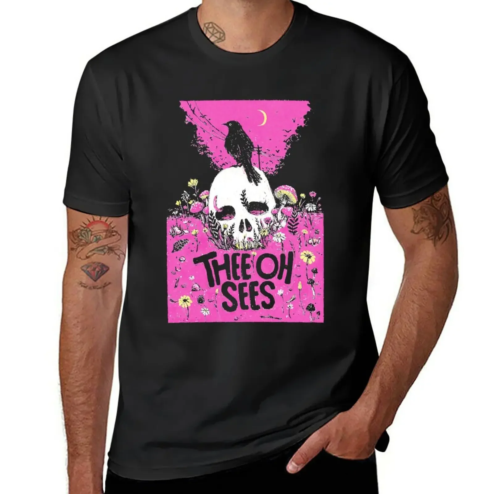 

Sublime Mens Graphic T-shirts Funny Limited Edition Vintage Thee Oh Sees Band Music T-Shirt for A Boy Graphic Men Clothing Funny