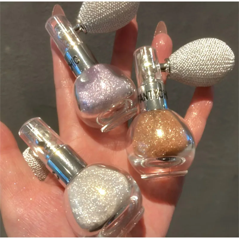 Diamond High Gloss Glitter Spray Highlighter Air Bag Powder Fragrance Shiny High Light Glitter Face Body Makeup Cosmetics