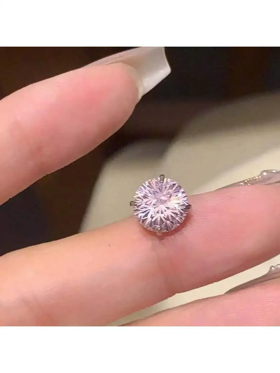 

4pcs Firework Design Zirconia Screw Stud Earrings For Cartilage