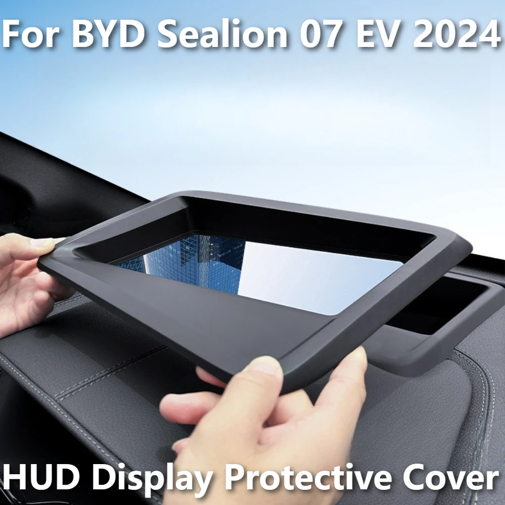 

For BYD Sealion 7 EV 2024 HUD Display Protective Cover Heads Up Display Shield Dustproof Anti-scratch Car Interior Accessories