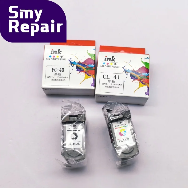 

Совместимый картридж 40XL 41XL для принтера Canon PG40 CL41 PG-40 CL-41 iP1600/IP1700/IP1800 PG 40 CL41 MP140 MP450 MP470