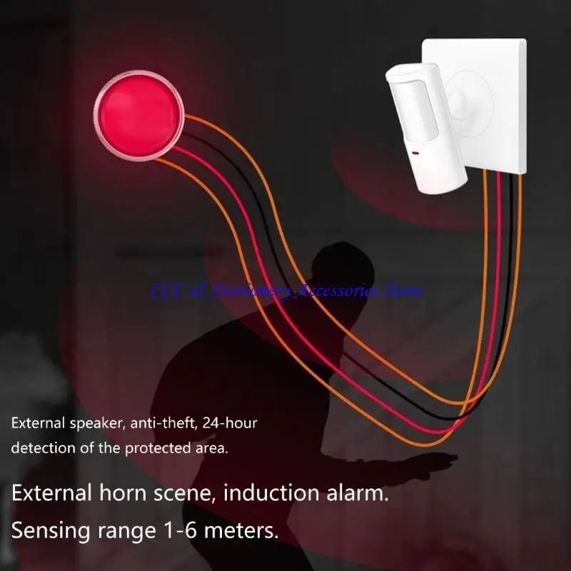 Q1JC Wireless ABS Motion Detector ذكي وليس أنظمة السرقة للسكني