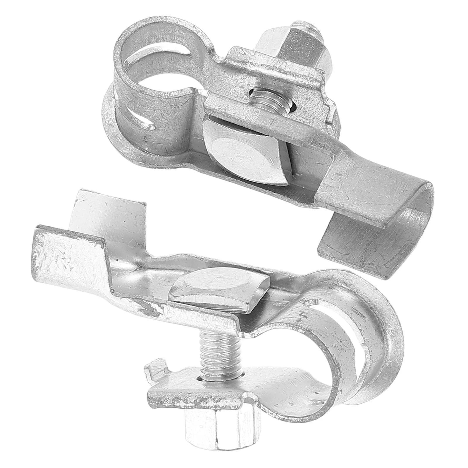 

1 Pair Copper Terminal Clamps Durable Automotive Connectors Universal Car Truck Boat Rv Clamp Terminals Positive Negative Secure