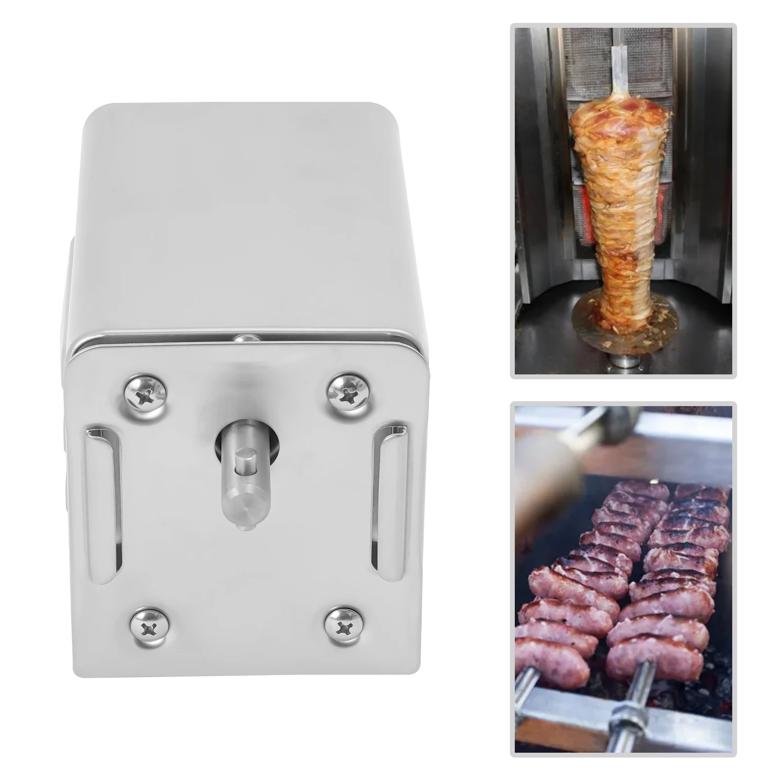 

Heavy Duty 40kg Electric Roaster Motor Stainless Steel BBQ Rotisserie Motor for Kitchen Home Use