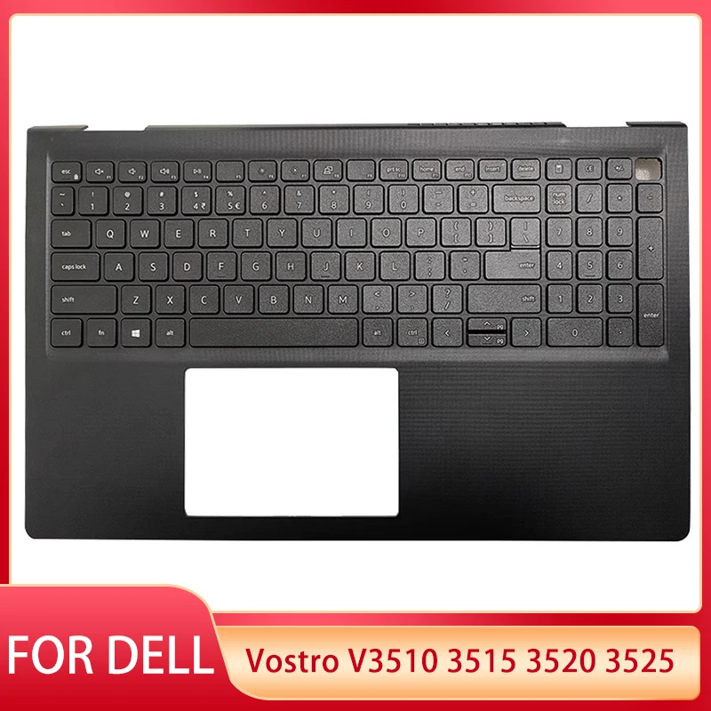 

New For DELL Vostro V3510 3515 3520 3525 Laptop US English Keyboard With Palmrest Upper Cover Case