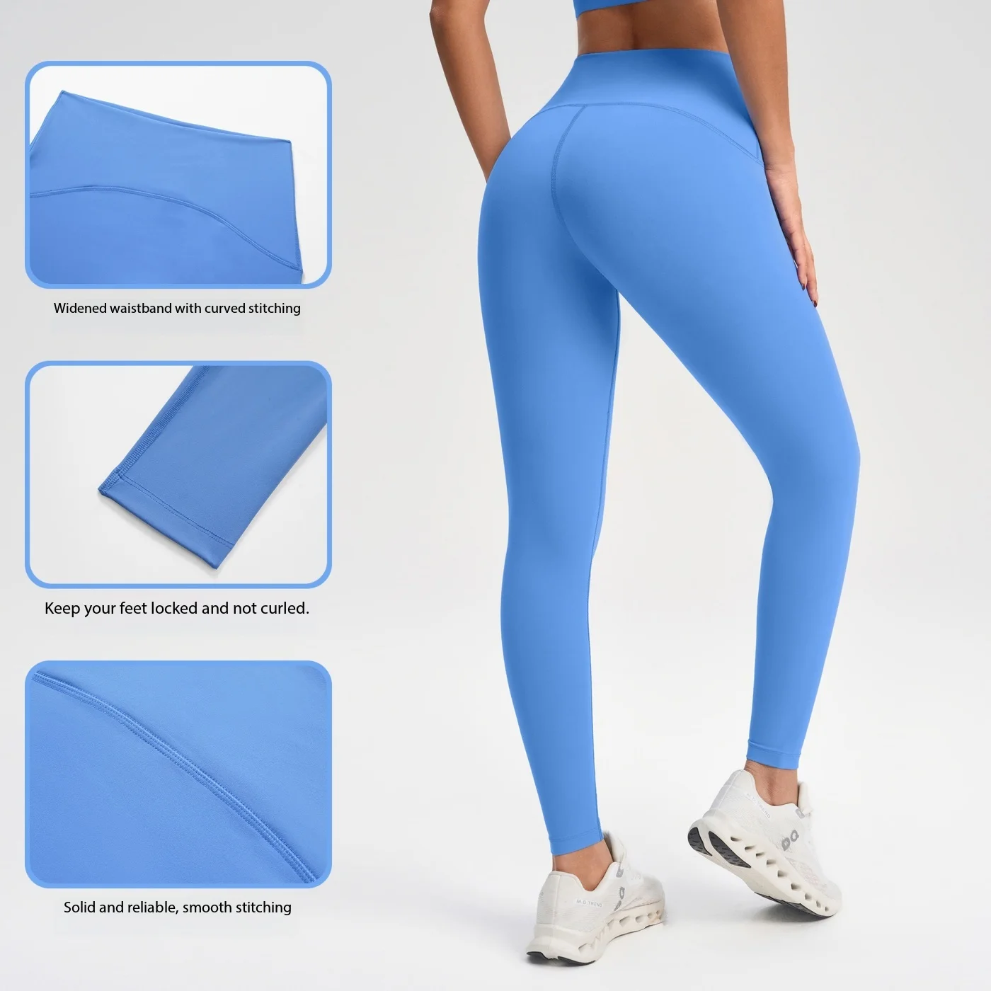 

Lemon Women High Waist Sport Leggings Lift the Hips Elastic Yoga Skinny Pants Comfortable Gym Fitness Push-ups Trousers