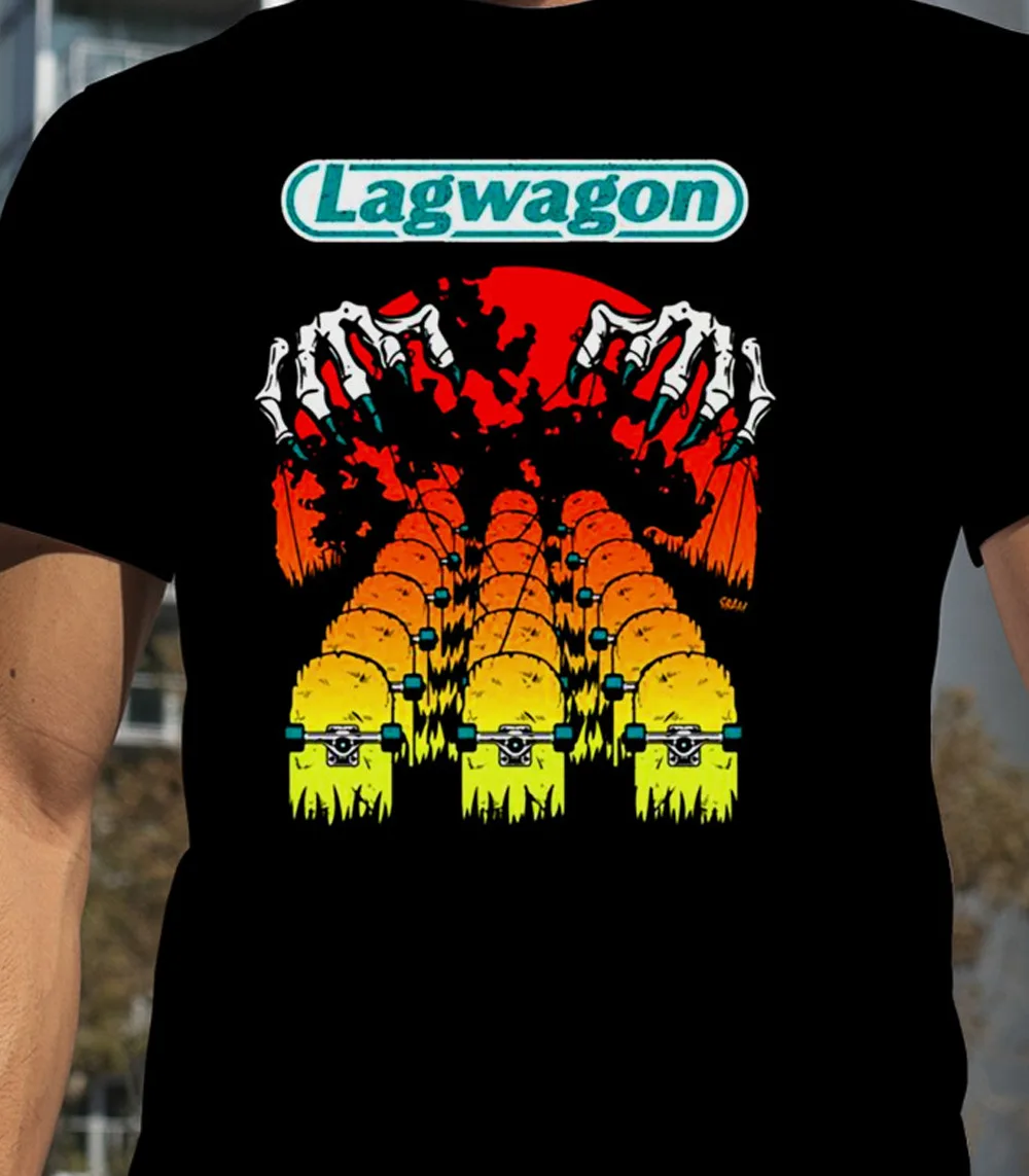 Lagwagon band Retro T shirt black unisex Cotton All sizes S to 5Xl TA5674