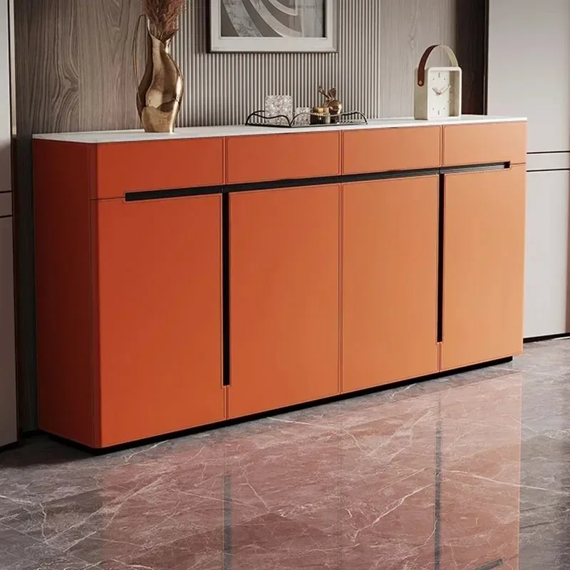 /Rectangle Accent Shoe Cabinets Dust Proof Nordic Closed Space Saving Shoe Cabinets Vertical European Sapateira Home Decoration