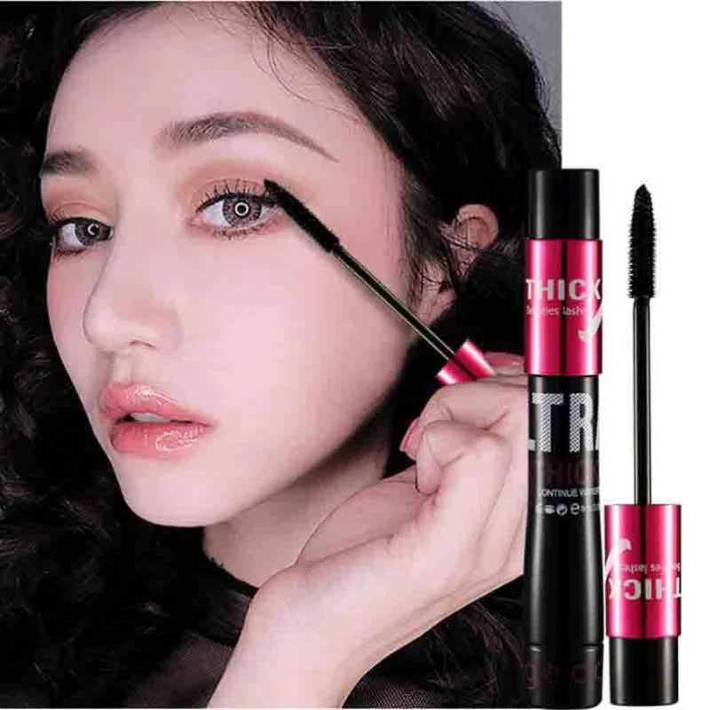 Dense Black Mascara Lengthening Eyelash Natural Curling Waterproof And Durable Beginner No Smudging Lasting  Eyelash Extension