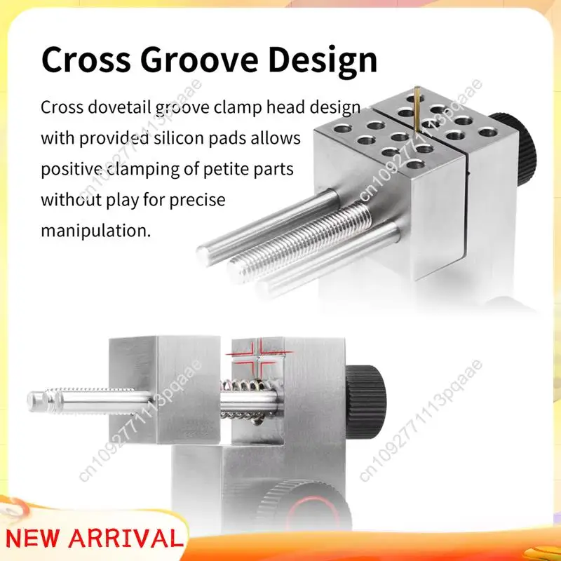 N84R Directional Table-Top Vise AT-TVAB Precision Stainless Steel Clamp Vise Craft Tools Universal For Modeler Bench