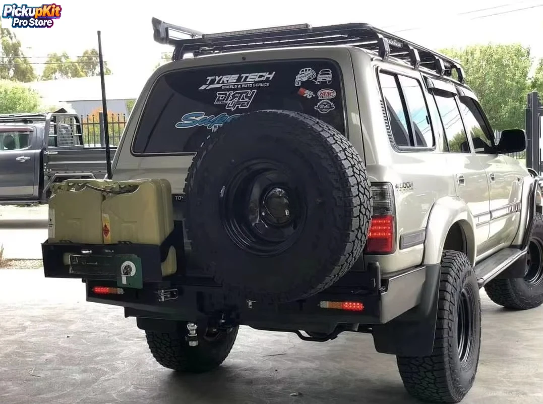 

Steel Rear Bumper for LC80/J80 Heavy-Duty Off-Road Guard