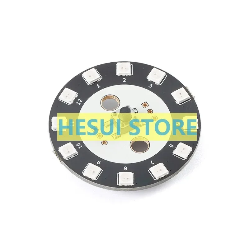 12-bit RGB lamp ring LED intelligent round full color development board module
