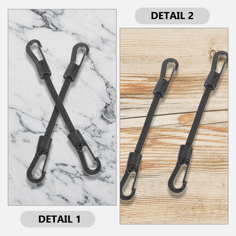 

6pcs Multi-Function Hook Ropes Elastic Tie Down Straps With Buckles Heavy-Duty Outdoor Camping Supplies Portable Load-Bearing