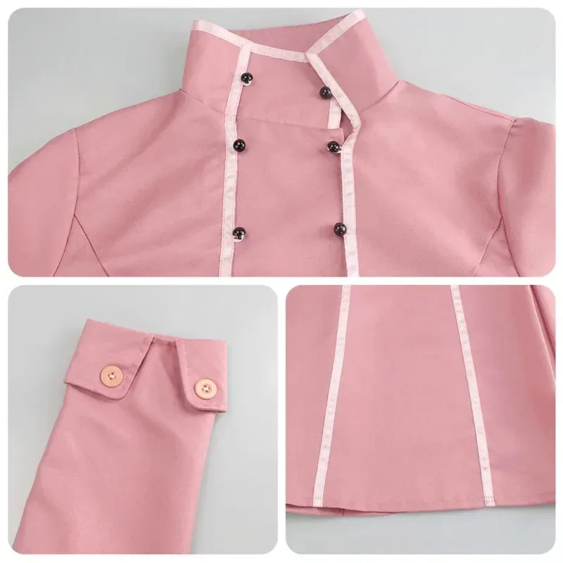 2025 New SpyXFamily Anime Spy X Family Forger Cosplay Costume Wig Dress Yor Briar Earring Long Bear House 002