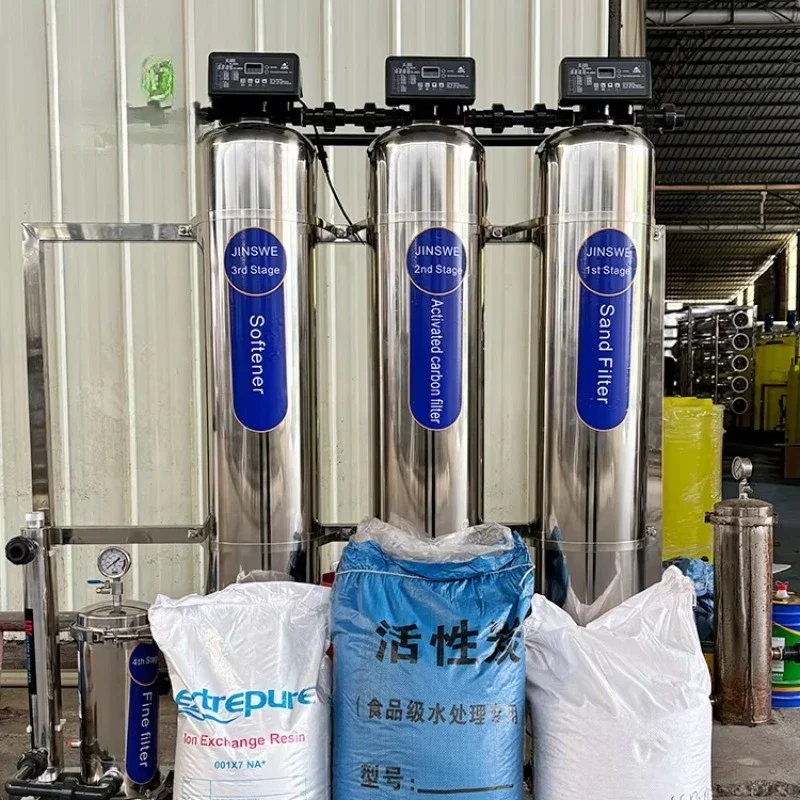 Умягчитель воды Комбинированная система фильтров для всего дома Очиститель процесса фильтрации в одной ступене