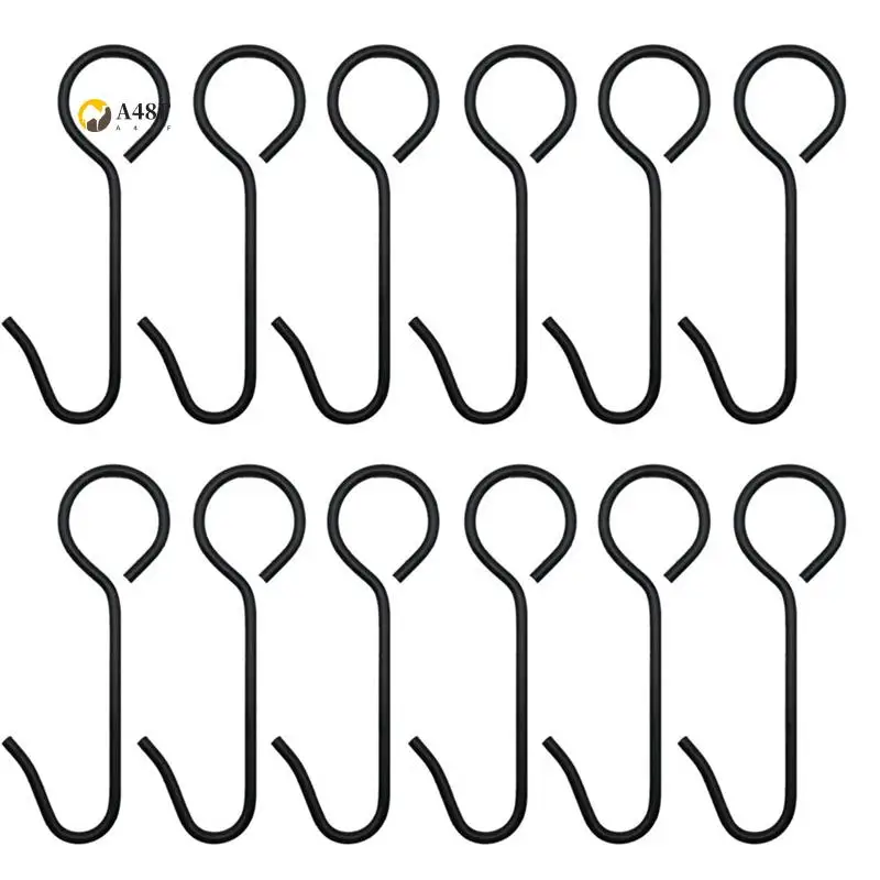 

A48F-12 Pack 6 Inch Steel Target Hanger Shooting Target Hook Gong Target Hanging Pipe Target Holders Targets Stand Kit Durable