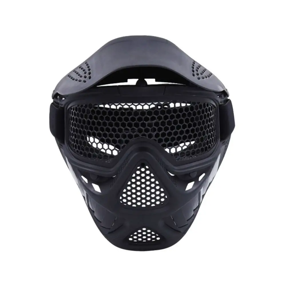 Tactical Full Face Mask Paintball Stainless Steel Mesh Mask Goggles Protective Masks for Airsoft Archery Paintball