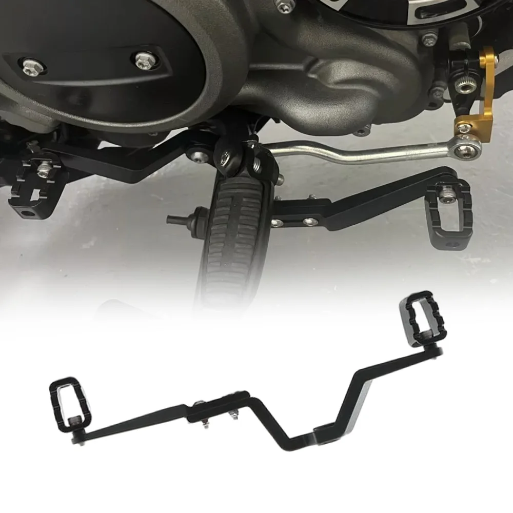 

Heel Toe Gear Shift Lever Peg Aluminum Alloy Black Shift Lever Pedal For Harley Nightster 975 2022-2024 Motorcycle Parts