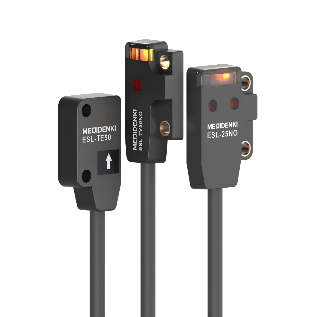Akusense ESL Series Ultra-Slim Optical Detection Sensor NPN PNP 0-1000mm Sensing Range Laser Distance Photoelectric Sensor IP67