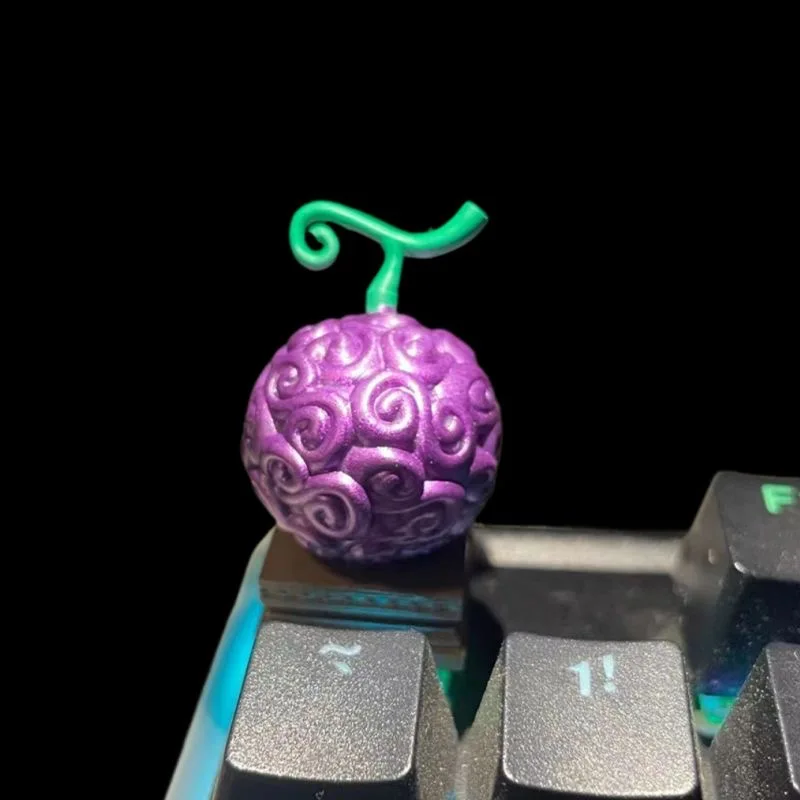 Cursed Fruit Handmade Personalized Resin Keycaps Cartoon Keycap for ONE PIECE Devil Fruit Cherry Mechanical Keyboard ESC Keycap